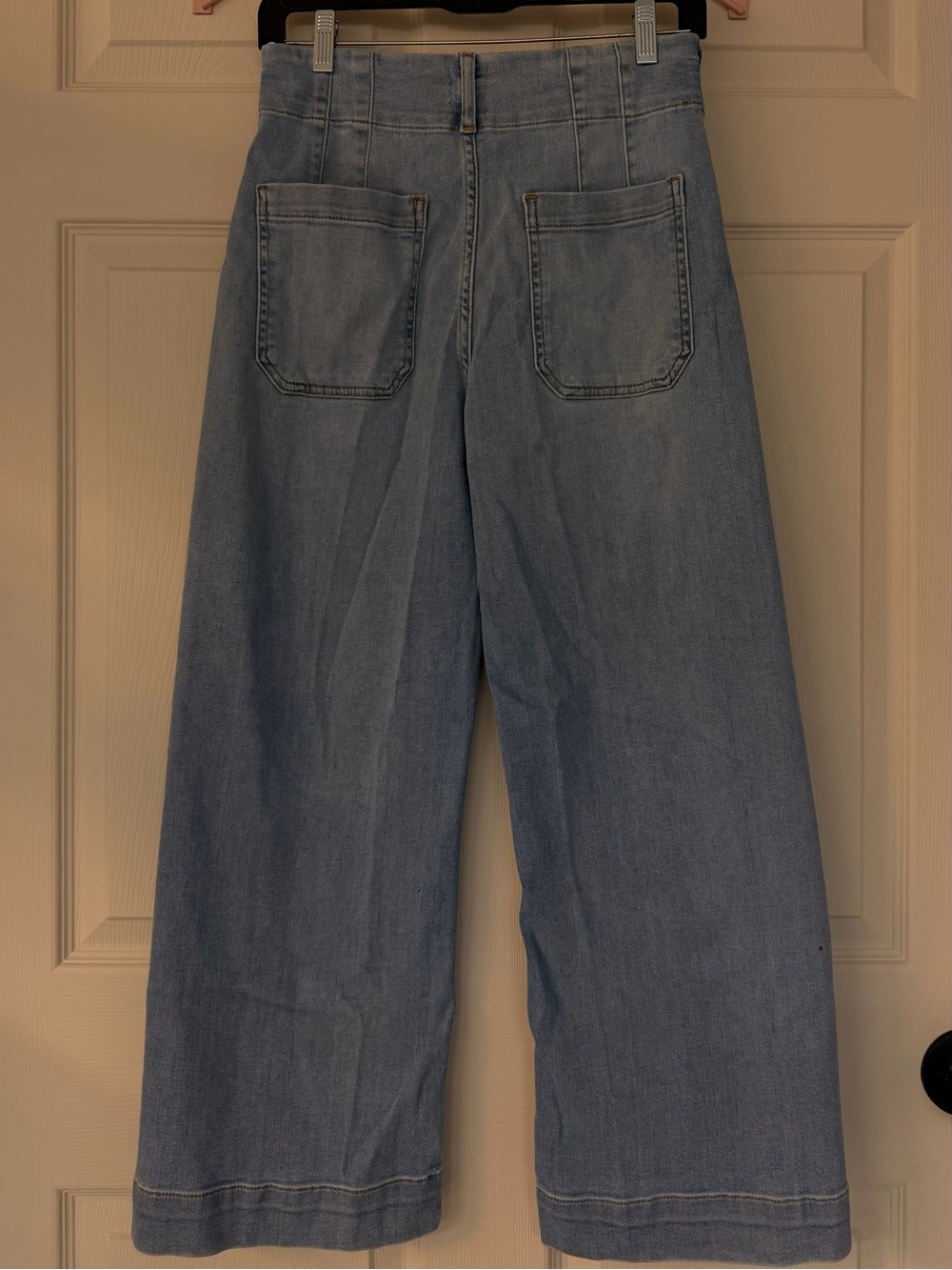 Maeve Light Blue Relaxed Wide-Leg Jeans - Picture 7 of 8